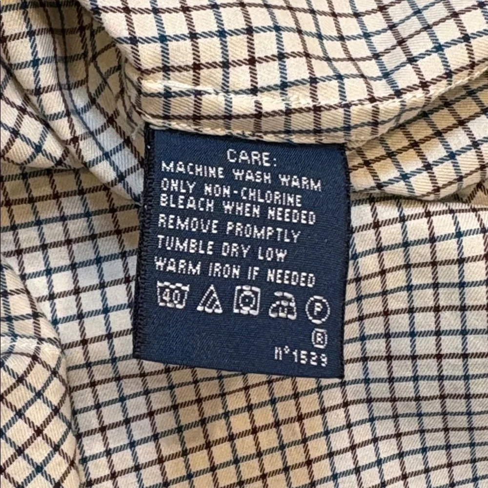 Vintage Ralph Lauren Button-Front Long Sleeve Top with Scarf size 2 Slim Fit - Picture 14 of 16